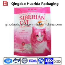 Stand up Plastic Composite Printed 8L Cat Litter Packing Bag